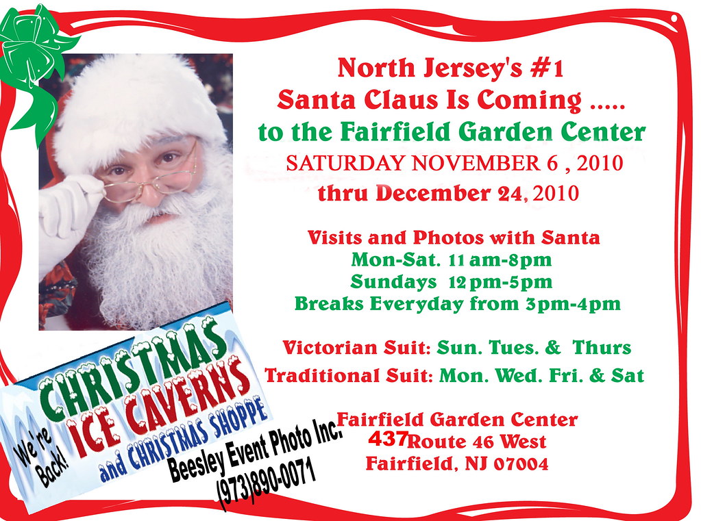 Wayne Town Santa Santa Is Back At Fairfield Garden Center Flickr