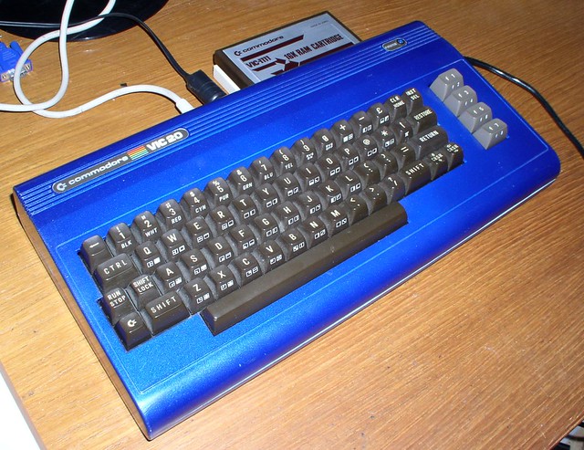 VIC-20 in blue.