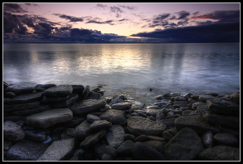 ontario canada beach water rock sunrise dawn bay rocks bruce georgianbay brucepeninsula dyersbay sigma1020 singhray dyershaven