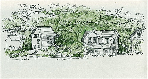 sketch drawing sketchbook upstatenewyork penandink coloredpencil schenevusny edbrodzinsky borstfield