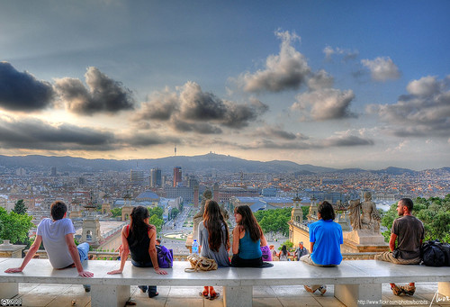 enjoy the view - Barcelona - HDR