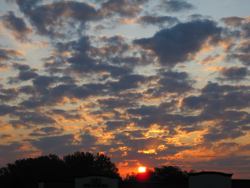 orange cloud clouds sunrise dawn md