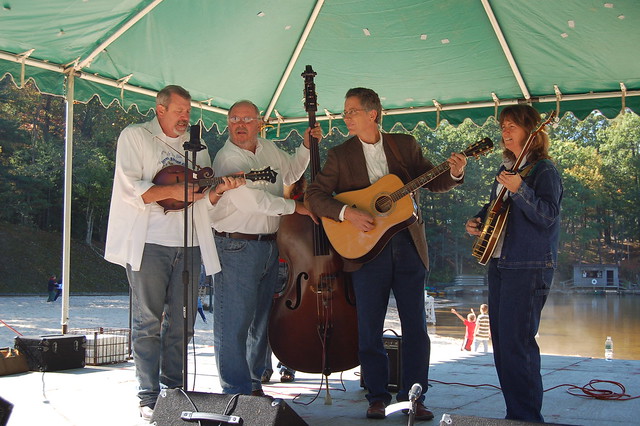 Most Fall Festivals also include music at Virginia State Parks - this is Apple Day Bluegrass (Daphna Creek) at Douthat State Park