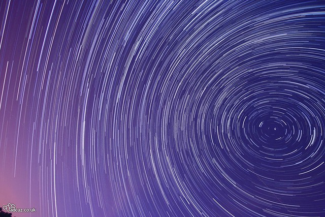 Startrails during Perseids Meteor Shower - SEE VIDEO