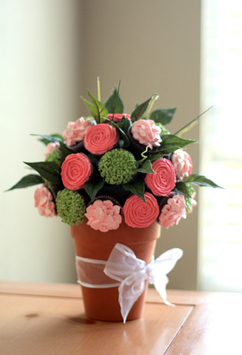 Cupcake Flower Bouquet