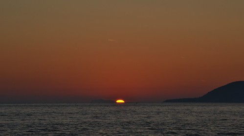 sunset sea wonderfulsight