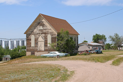 abandoned church montana border streetscene northdakota dilapidated westby