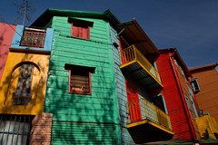 Colorful buildings in La Boca
