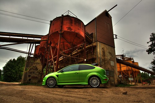 green ford industry focus great rs hdr focusrs
