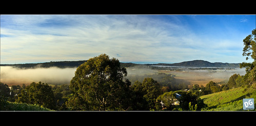 panorama fog canon landscape au australia queensland canonef1740mmf4lusm samford 5dmkii