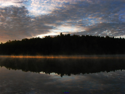 light sky mist lake ontario canada reflection clouds sunrise canon saw beam muskoka powershots3 denisgiles