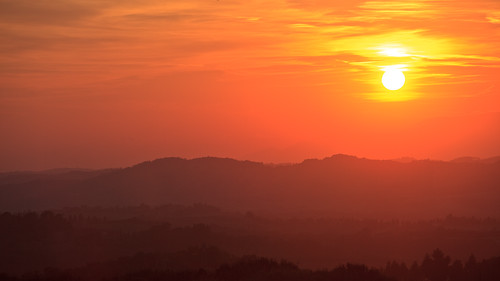 italien sunset sky nature europa sonnenuntergang himmel tuscany toscana toskana montaione