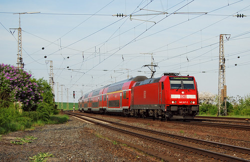 railroad germany bayern railway trains bahn mau germania ferrovia traxx treni br146 nikond40x re4790