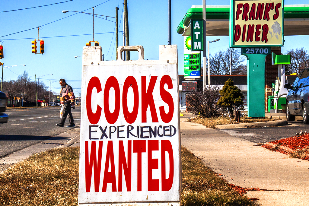 COOKS WANTED--Redford