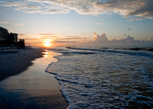 beach water clouds sunrise reflections sand shiny waves alabama olympus zuiko gulfshores oly e510 zd 1454mm