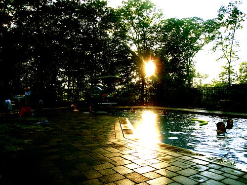 sunset summer pool pretty artistic connecticut