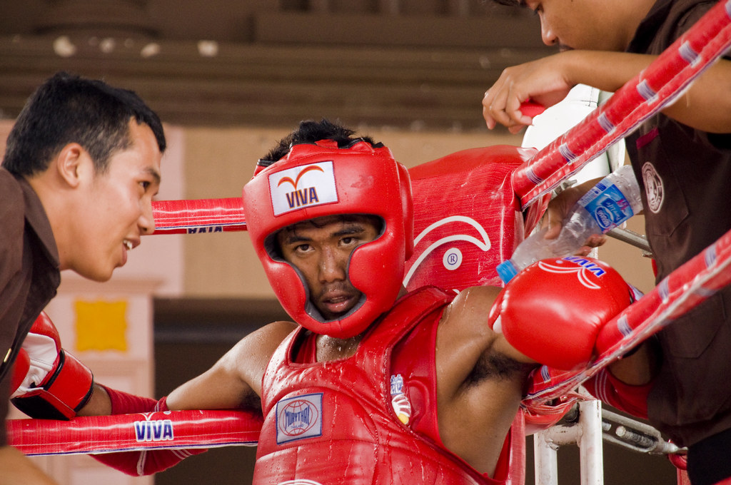 Thai boxing boxer