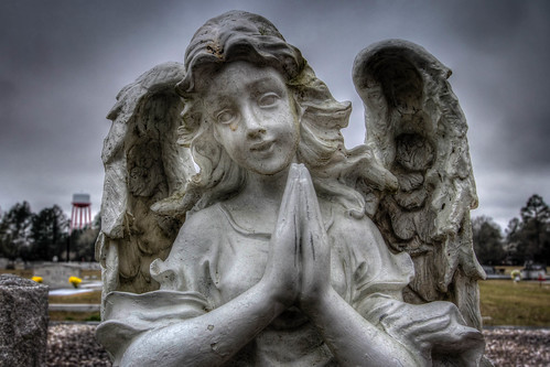 cemetery statue angel