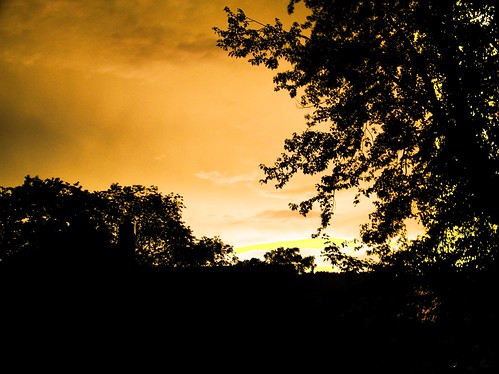 sunset ohio sky silhouette horizon hdr highdynamicrange photomatix bergholz