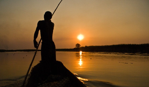 sunrise river fisherman village kilombero