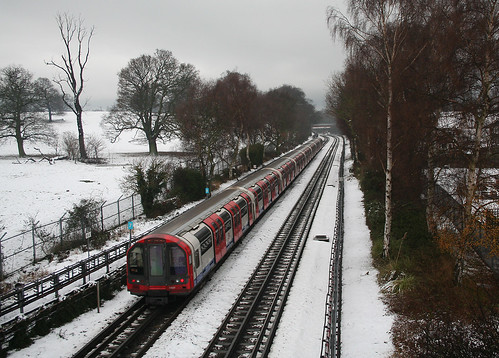 1992 Tube Stock at Theydon Bois