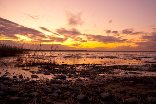 sunset sky orange lake water yellow catchycolors skåne purple sweden magenta canonefs1785mmf456isusm ringsjön