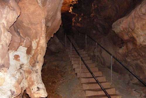 city stairs underground kentucky ky stairway diamond cave caverns