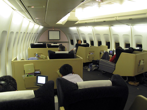 JAL First Class Cabin, Boeing 747-400