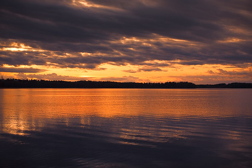 sunset sky orange lake canon 5d lappeenranta saimaa sigma50mmf14exdghsm