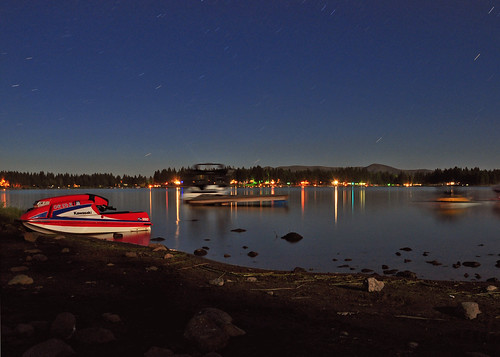 night oregon stars boats dock jetski pinehollowreservoir