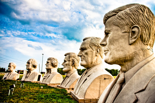 statues august pearland 2009 hdr presidents