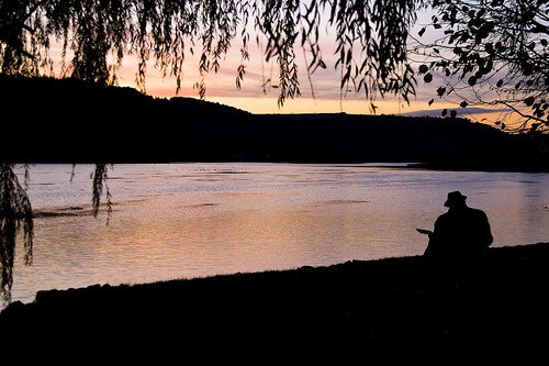 sunset france silhouette eau europe dijon burgundy branches lac crépuscule bourgogne couleur homme coucherdesoleil peintre côtedor lackir