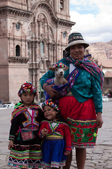 Peruvian Indian family