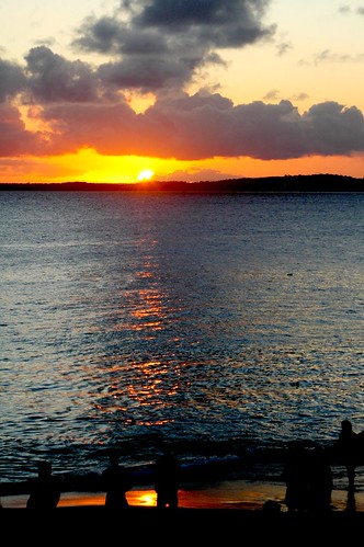 sunset brazil sun praia beach nikon sundown d70 playa bahia salvador barra xabi praiadabarra xabir