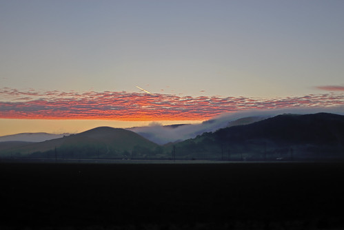 california sky color nature field fog clouds contrast sunrise canon landscape pastel hill lompoc 30d