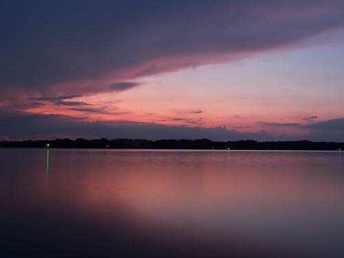 sunset sky cloud lake water nc mooresville lakenorman worldwidemoment