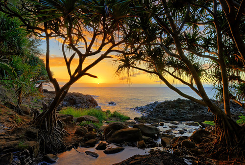 ocean sunset hawaii trail kauai hdr princeville gardenisland sigma1020mm queensbath photomatix nikond80 coth5