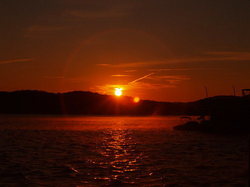 red sun lake water yellow sunrise boat indiana bloomington lakemonroe monroecounty