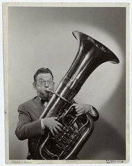 [Man playing the tuba.]