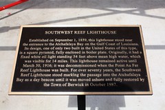 Southwest Reef Lighthouse Commemorative Plaque