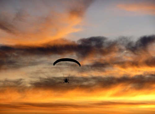 sunset paragliding ppg ppc powered