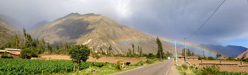 road peru cuzco arcoiris rainbow camino carretera cusco sacredvalley urubamba vallesagrado qosqo