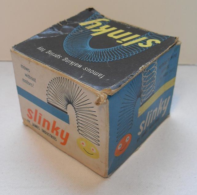 Vintage Slinky Toy 1960s In Box 2