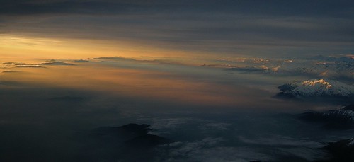 chile sunset mountain sunrise landscape atardecer andes 2009 fotoaérea