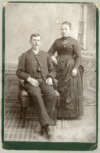cabinet card couple