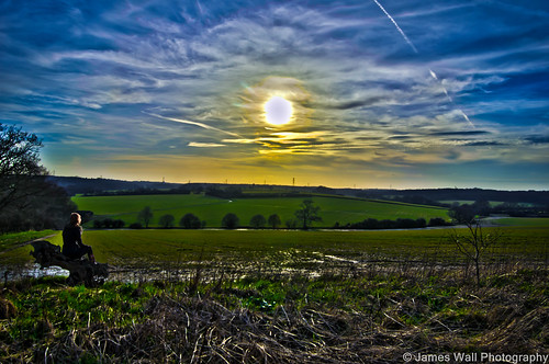 uk sunset england sky sun nature clouds countryside kent spring nikon colourful nikond3200 ndfilter