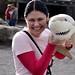 rachel and her new stuffed shark