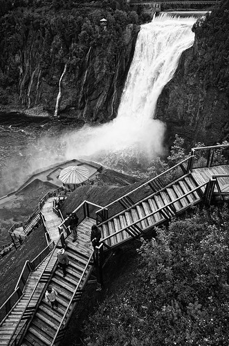 city light shadow white canada black tree green nature water stairs landscape high quebec falls québec philipp montmorency chute qc height kanada klinger boischatel dcdead