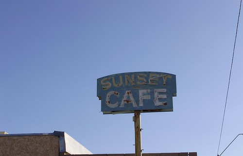 arizona sign cafe neon grunge coolidge dirty