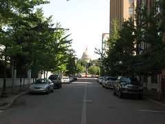 Mississippi State Capitol in Distance, Jackson, Mississippi